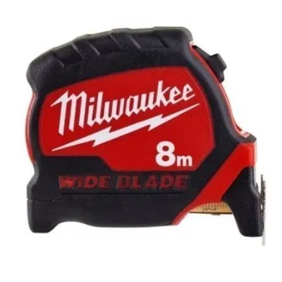 Milwaukee Flexómetro LÂMINA LARGA 8m x 33mm