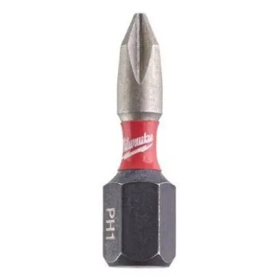 Milwaukee Punta Shockwave PH1 x25mm - 2uds
