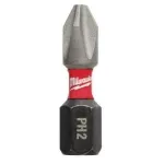 Milwaukee Punta Shockwave PH2 x25mm - 2uds
