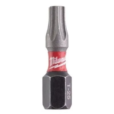 Milwaukee Punta Shockwave Tx25 x25mm - 2uds