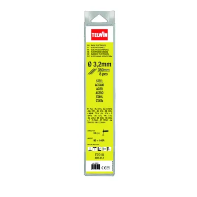 Elétrodo básico em blister E7018 3.2x350 TELWIN