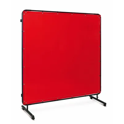 Ecrã de proteção de soldadura vermelho 1740x1740 mm