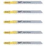 Milwaukee Segueta Corte rápido y límpio 75mm paso 2,5mm - 5uds