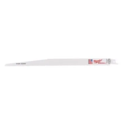 Lâmina de sabre Milwaukee UNIVERSAL para metal, madeira e plástico 300mm 8/12Tpi - 5pcs