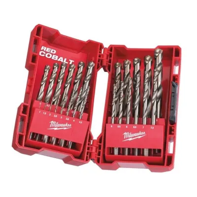 Milwaukee ESTUCHE DE PLÁSTICO CON 25 BROCAS HSS-COBALTO