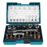 Jogo de bits Makita + chave de catraca (21P) B-54081