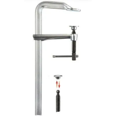 Parafuso de aperto totalmente em aço 200/100 GZ Original BESSEY com cavilha cruzada metálica