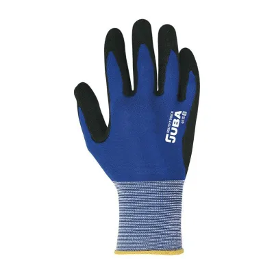 Luva JUBA sem costura revestida de nylon®/elastano nitrilo com poliuretano esponjoso à base de água com T-Touch®