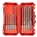 Milwaukee Estuche 10 Brocas SDS-Plus M2 (2 cortes)
