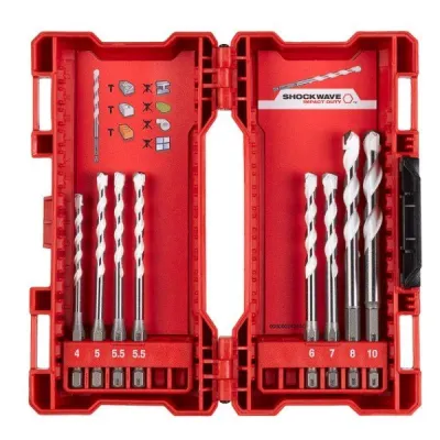 Milwaukee Estuche 8 brocas multimaterial