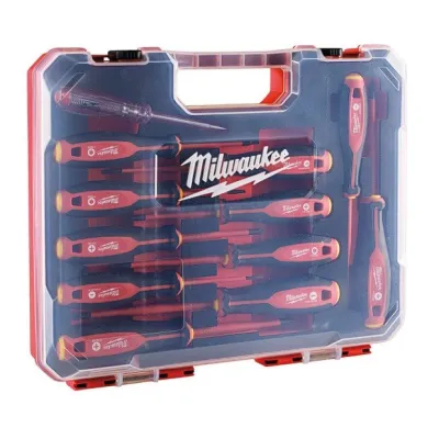 Milwaukee Conjunto 12 chaves de fendas TRILOBE