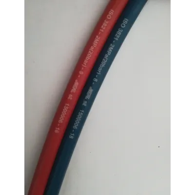 Manguera goma bitubo para soplete corte soldar oxigeno/acetileno/propano/butano