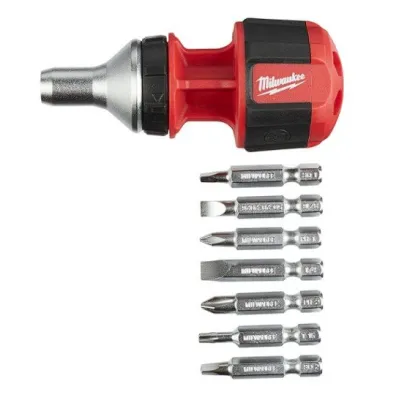 ≫ Conjunto de catraca 1/4 Milwaukee + soquetes ao melhor preço