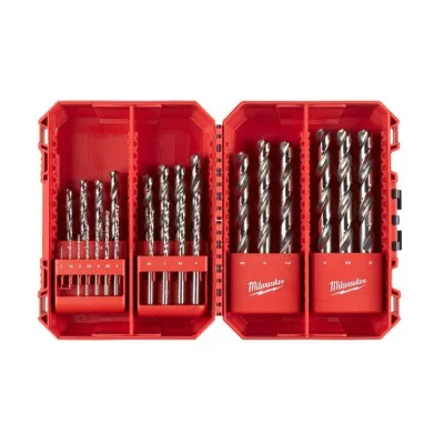 Milwaukee ESTUCHE DE PLÁSTICO CON 25 BROCAS THUNDERWEB HSS-G