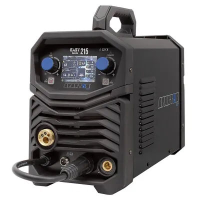 SPARTUS® EasyMIG 215 Máquina de Solda Inversora Multiprocesso MIG/MAG, FLUX, TIG DC e MMA