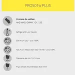 Tocha de fio MIG/MAG 501W 3m EDR arrefecido ÁGUA