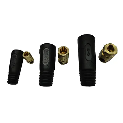 Conector aereo hembra para cables de soldadura