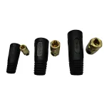 Conector aereo hembra para cables de soldadura
