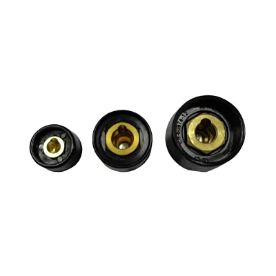 Conector base hembra para máquina soldar