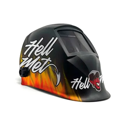 Mascara de solda automatica Hellmet Devil Solter com TRUE COLOR